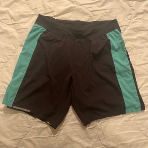Lululemon athletic shorts. Size Large. No side pockets,  a back zipper pocket.
